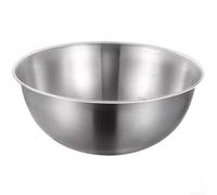 Cuenco grande de metal para mezclar para cocina, cocina, amasar, huevos, lavabo profundo, apto para lavavajillas, 19 x 19 cm