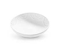 Cuenco Grande Gmundner Cerámica Blanco Flameado D: 17 Cm / H: 4,8 / 0,2 L
