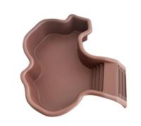 Cuenco hídrico para tortugas - Cuenco para alimentación de reptiles con rampa - Bañera decorativa con plataformas para baloncesto y escenario acuario para cangrejos hermitanos lagartos dragón barbudo