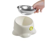 Cuenco inclinado para comida para mascotas, cuenco elevado para gatos, diseño elevado antivómitos, base antideslizante estable, cómodos cuencos para mascotas para comer fácilmente, gatos y perros