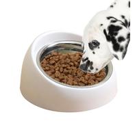 Cuenco Inclinado para Gatos | Cuenco Elevado antivómitos para Gatos con inclinación de 16 Grados - Elevado para Comida y Agua para Mascotas, Cuenco para y Perros pequeños, Cuencos