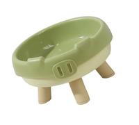 Cuenco inclinado para gatos que reduce la tensión del cuello, suave para un lavado simple y cómodo para comer, cuenco duradero