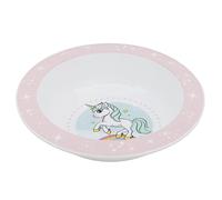 Cuenco infantil reutilizable apto para microondas de Unicornios