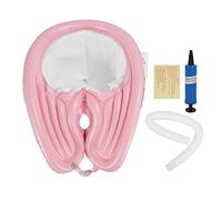 Cuenco inflable para champú, fregadero plegable para lavar el cabello con manguera de drenaje desmontable para postrado en cama