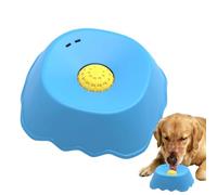 Cuenco interactivo de alimentación para perros, plato de alimentación lenta con juguete de bola para lamer, base antideslizante, tamaño de taza 3/4 | Diseño divertido y saludable para perros y otras