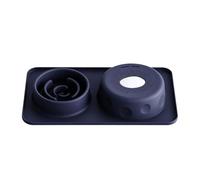 Cuenco Lamedor con Pelota para Perros Plato Antiahogo de Silicona 2 en 1