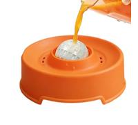 Cuenco Lamedor para Perros | con Bola giratoria dispensadora de alimentación Lenta,Juguete De Lamer para Perros - para Comer Lamer Y Alimentar A Cachorros con Comida Que Promueve Una Alimentación