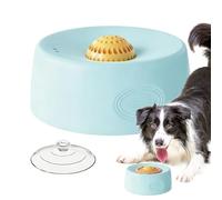 Cuenco Lento para Lamer Perros - Antideslizante Interactiva,Cuenco Lento para Líquidos con Pelota para Perros,Snacks Agua Yogur Comida Líquida Estimulación Antiestrés