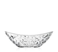 Cuenco ovalado de cristal Laurus de 13,5"" de Lorren Home Trends