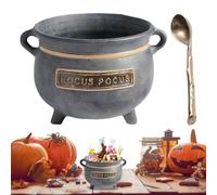 Cuenco para aperitivos genérico - Cuenco de servicio para caramelos de Halloween, organizador de postres y alimentos con cuchara incluida para salón, restaurante, camión, restauración, cine de picnic