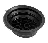 Cuenco para Baño Facial con Hielo 26x23x10 Cm Bowl De Inmersión Fría El Rostro Negro Bandeja Integrada En Silicona Plegable para Cuidado La Piel SPA Y Baños De Hielo
