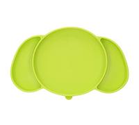Cuenco para bebé, platos divididos para niños, silicona segura, plegable, evita que se resbalen, platos con ventosa para bebés y niños pequeños, oscuro, recipiente de alimentación y almacenamiento