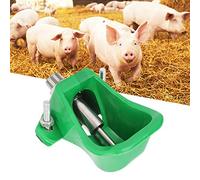 Cuenco para Beber para Cerdos, Cuenco de Agua para Ganado de Acero Inoxidable, de Plástico con Borde Liso para Cerdos, Ovejas y Cabras, Ahorra un 30 por Ciento de Agua