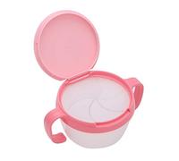 Cuenco para Comida de bebé, Recipiente para Dulces, Cuenco para Aperitivos con Doble Asa, Cubierta en Espiral con Solapas Suaves para Niños y Bebés (Sandía Roja)