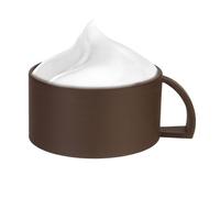 Cuenco para crema de afeitar, cuenco de espuma 3D para hombre, taza de ancha para limpieza de afeitadora, herramienta de salón multifuncional, taza de aseo para padre, marido, papá, novio