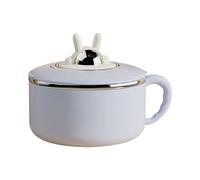 Cuenco para ensalada con tapa - Contenedor de fideos instantáneos 1,2 l - Cuenco grande para ensalada | para sándwiches vegetales de casa oficina