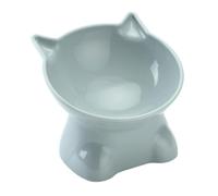 Cuenco para gatos con soporte, cuenco inclinable para gatos y bebedero