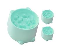 Cuenco para gatos para comer lentamente - Cuenco alimentario antivómitos para animales - Alimentador lento elevado para comida de gato - para alimentos secos y húmedos, alimentación saludable