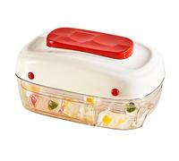 Cuenco para hielo con tapa y bandeja, 32 rejillas para congelador, molde de prensa, herramienta de cubo de con tapa resistente a derrames, utensilios de cocina para el hogar