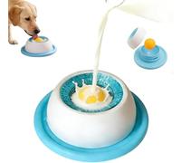 Cuenco para lamer para perros y gatos - Alimentador lento para aliviar la ansiedad con base antideslizante, ralentiza la velocidad de alimentación y añade más diversión a tu perro y gatos, bola de