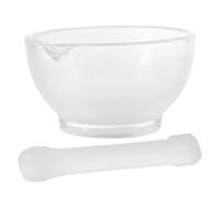 Cuenco para lijar - Cuenco de para pesto, molinillo de Spiice Mühle, bandeja para rechinar ajos, juego de mortero, base de cráneo de, cuenco de lijado con accesorios para varillas de