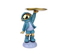 Cuenco para Llaves, Escultura Decorativa de Astronauta, Bandeja para Llaves Moderna para Pasillo, Piezas pequeñas coleccionables de Resina, contenedores, Dulces para Llaves, decoración de Escritorio