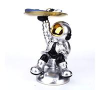 Cuenco para Llaves, Escultura Decorativa de Astronauta, Bandeja para Llaves Moderna para Pasillo, Piezas pequeñas coleccionables de Resina, contenedores, Dulces para Llaves, decoración de Escritorio