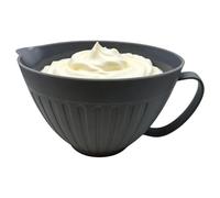 Cuenco para mezclar con asa, taza medidora antideslizante resistente al calor, cuencos de cocina para servir sopa, pasteles, huevos, salsas de chocolate, gofres, mantequilla, caramelos, crema