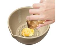 Cuenco para moler ajos, resina de cinco ranuras, plato de puré, plato compacto de larga duración, diseño clásico moderno, ayuda para cocinar simple, producto de calidad para ensalada, pasta, chocolate