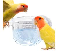 Cuenco para pájaros | Platos para pájaros para jaula, plato portátil antiderrames para alimentar, beber, loro, guacamayo, cacatúa, al aire libre, aviario, jardín, transportador de viaje