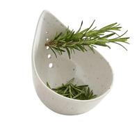 Cuenco Para Pelar Hierbas Cerámica, Taza Para Pelar Hierbas Cerámica Con Agujeros Varios Tamaños, Herramientas Para Deshojar Hojas Cocina, Taza Para Deshojar Hojas Para Romero, Col Rizada Y Albahaca