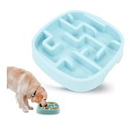 Cuenco para Perros Comedero Lento, Rompecabezas Interactivo Cuenco para Comer de Bienestar Cuenco para Perros Bloat Stop Anti-Comer en Exceso Cuenco para Comedero Lento para