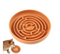 Cuenco para Perros de alimentación Lenta, Cuenco de Lento - Tazón de Perro de Laberinto de Silicona de - Juguetes interactivos Anti-compañero de Piso con Taza de Vientre reducen