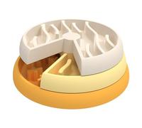 Cuenco para Perros para Comer Lentamente, Interactivo de 3 Capas, Lento para Perros, Cuencos para Gatos, para enriquecer la alimentación, prevención y estimulación de la