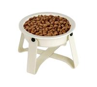 Cuenco para perros ralentizador, cuenco de comida para perros de metal de cerámica, cuenco de comida con soporte de hierro para apartamento, viaje, hogar, alimentación saludable, nutrición diaria y