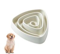Cuenco para perros Slow Eat - Cuenco triangular antiasfixia | Cuenco Slow Food antideslizante, bebedero para razas pequeñas, medianas y grandes