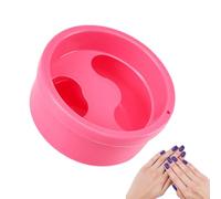 Cuenco para remojo de uñas, bandeja de manicura de manos, lavabo compacto para el cuidado de las uñas con diseño cómodo, solución de preparación de uñas, cuenco de spa para ablandamiento de cutículas