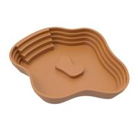 Cuenco para reptiles, plato de reptiles, placa de comida para mascotas, carcasa con rampa para salamandra, dragón barbudo, serpiente, gecko