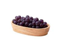 Cuenco para servir en forma de : bandeja rústica de madera, plato de postre vintage, soporte para ensalada de frutas, plato para salsa de sándwich, accesorio para comidas dulces | Tazón para serv