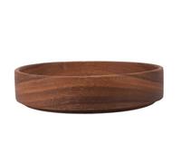 Cuenco para Servir Ensalada de Frutas, Versátil, Duradero y Elegante, de Madera, para el Hogar, Fiestas, 1 Cuenco para Servir (Tamaño grande redondo)