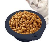 Cuenco plegable para perros | 300 mililitros bebedero plegable con mosquetón | Contenedor de comida de silicona para gatitos - para exterior, senderismo, mochilero, hogar, cachorro, gatito