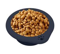 Cuenco plegable para perros, 300 ml, contenedor de alimentación plegable con | Contenedores de agua de silicona, para camping, playa, senderismo, viajes, diario, animales y gatos