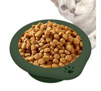 Cuenco plegable para perros, 300 ml, cuenco plegable con mosquetón, recipiente de silicona para gatitos, para camping, paseos, viajes diarios, así como para mascotas como perros y gatos