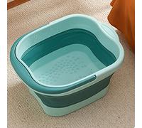 Cuenco plegable para remojo de pies para spa, cubo grande con bandeja de pedicura, herramienta para lavabo de baño