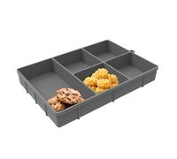 Cuenco Portátil,Bandeja De Silicona | Snack Platos Para Servir Meseta Portátil - Para Servir Comida Postre Chocolate Sandwich Dulces Queso Casa Camping