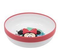 Cuenco infantil reutilizable bicolor con base antideslizante de Minnie Mouse