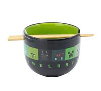 Cuenco ramen con palillos - minecraft - 450 ml