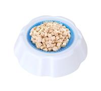 Cuenco refrescante para Mascotas: Plato congelado para Perros, frío para Gatos | Cuenco refrescante con Cuentas de Gel de Hielo, Recipiente de alimentación para Mascotas Reductor de temperatu