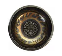 cuenco sonoro,juego de cuencos tibetanos, Cuenco de sonido budista que crea un sonido hermoso for aliviar el estrés, la relajación y la curación holística con mazo de doble cara y cojín de seda