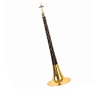 Cuenco Tallado En Oro Lacado Con Disco De Aire De Ébano, Suona, Folklórico De China, Cuerno De Suona Antiguo De Caoba Suona Para Principiantes (Color : E flat)